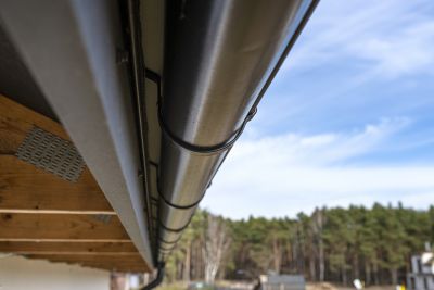 Galvanized Gutter Installation