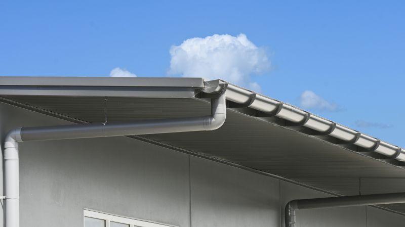 Finished Gutter System on a Commercial Building