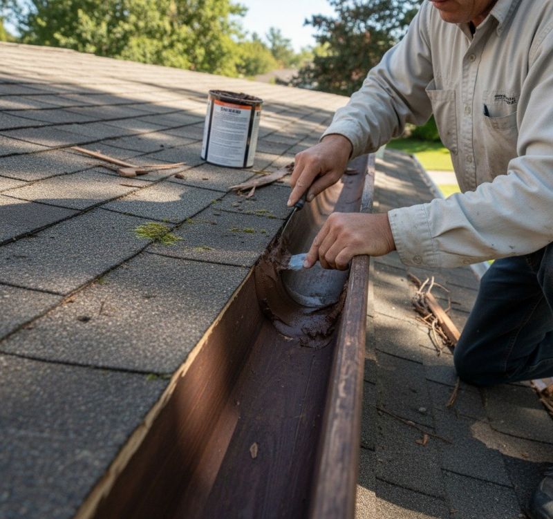 Wood Gutter Repair