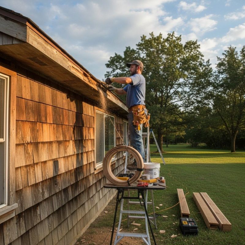 Wooden Gutter Replacement